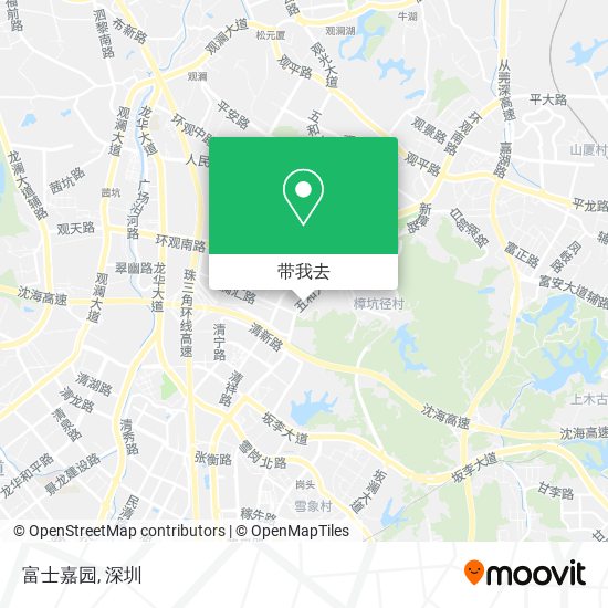 富士嘉园地图