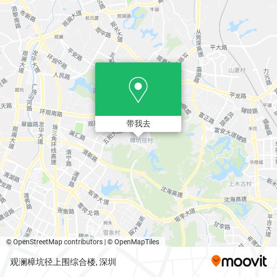 观澜樟坑径上围综合楼地图