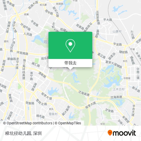 樟坑径幼儿园地图