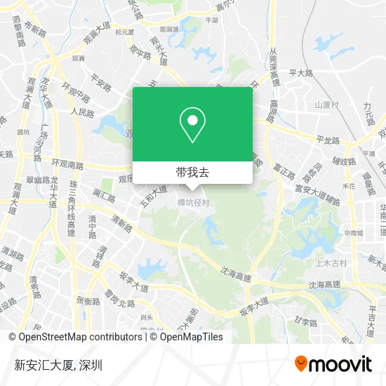 新安汇大厦地图