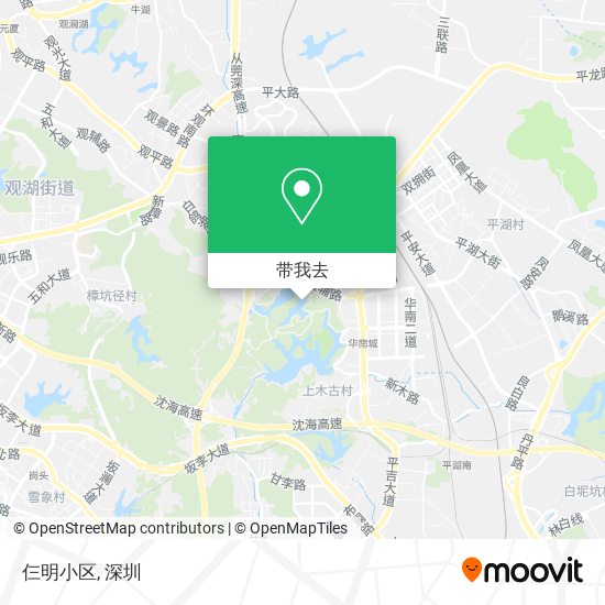 仨明小区地图