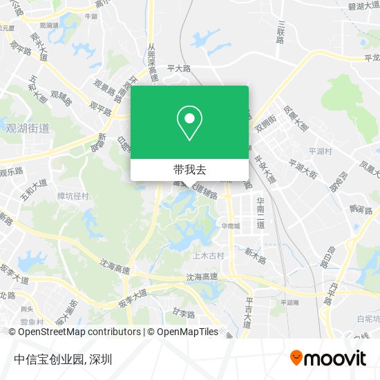 中信宝创业园地图