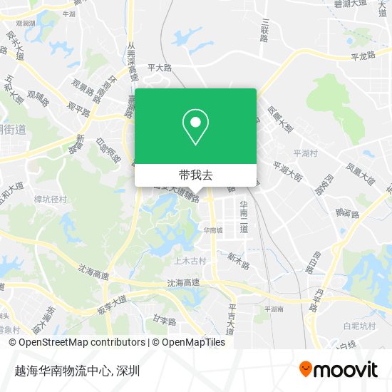 越海华南物流中心地图