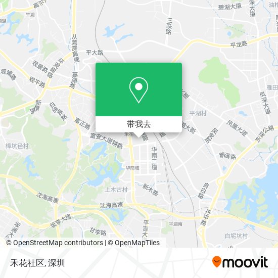 禾花社区地图