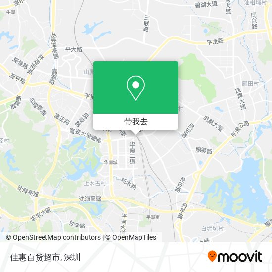 佳惠百货超市地图