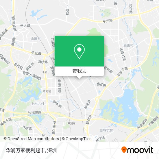 华润万家便利超市地图
