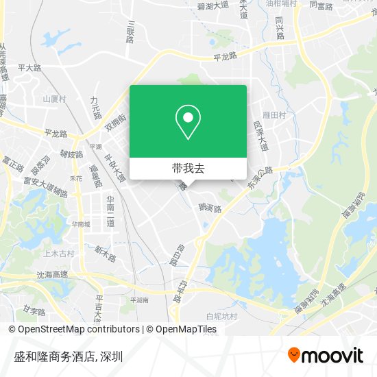 盛和隆商务酒店地图