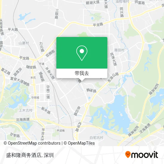 盛和隆商务酒店地图