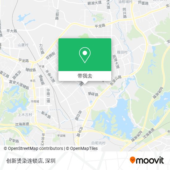 创新烫染连锁店地图