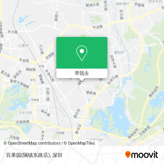 百果园(隔镇东路店)地图