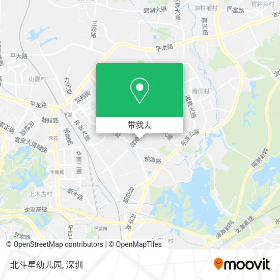 北斗星幼儿园地图
