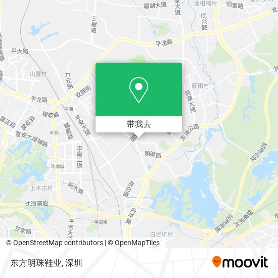 东方明珠鞋业地图