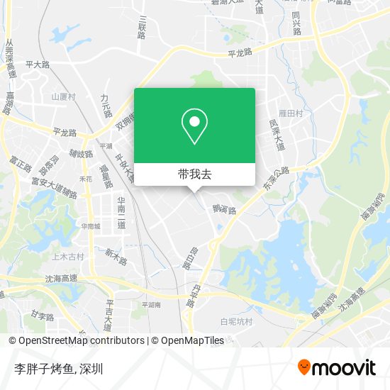 李胖子烤鱼地图