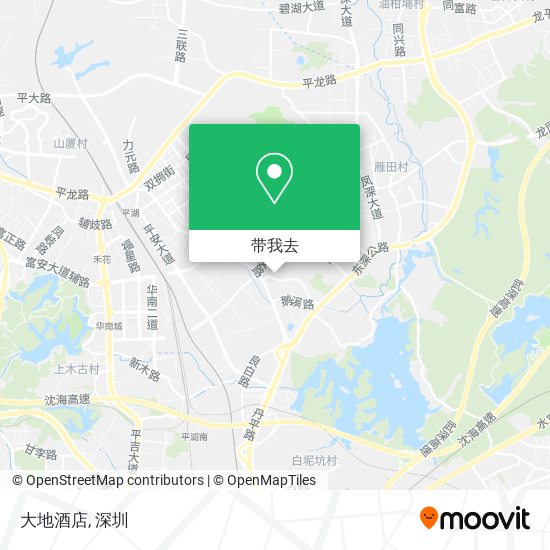 大地酒店地图