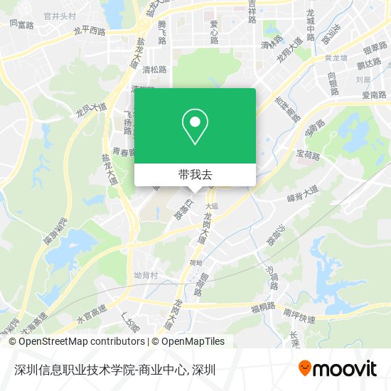 深圳信息职业技术学院-商业中心地图