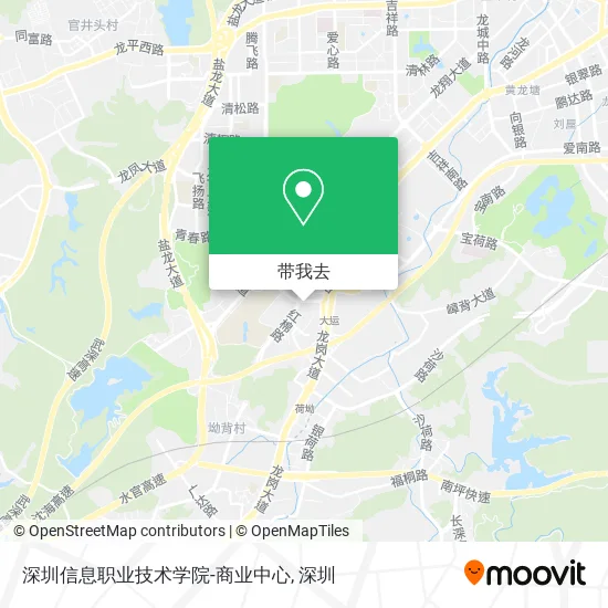 深圳信息职业技术学院-商业中心地图