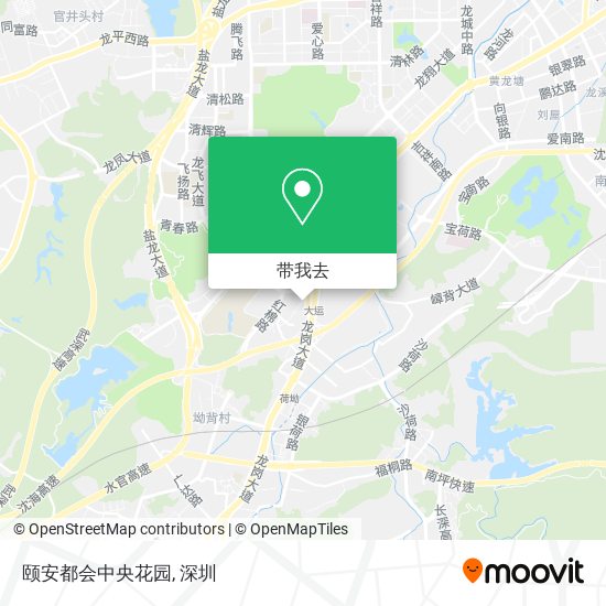 颐安都会中央花园地图