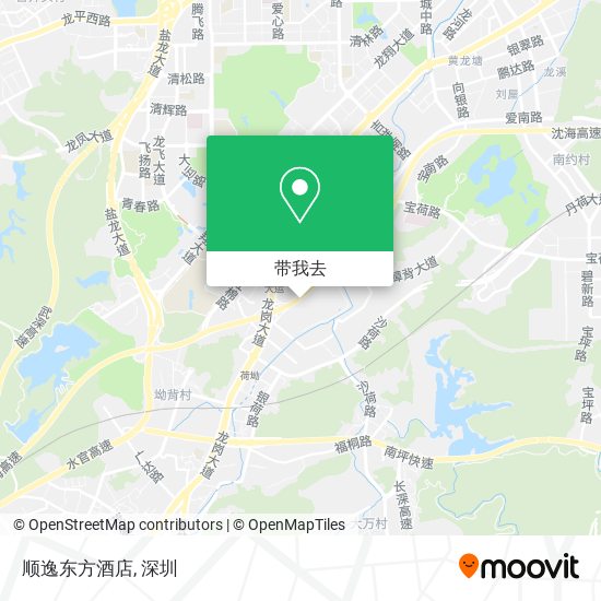 顺逸东方酒店地图