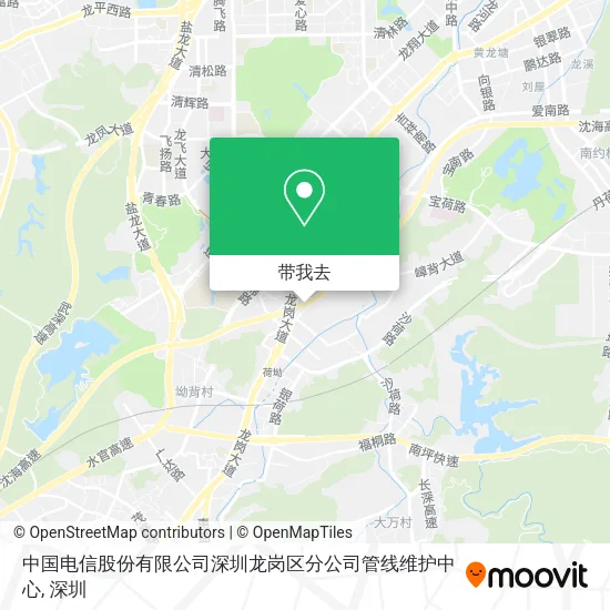 中国电信股份有限公司深圳龙岗区分公司管线维护中心地图