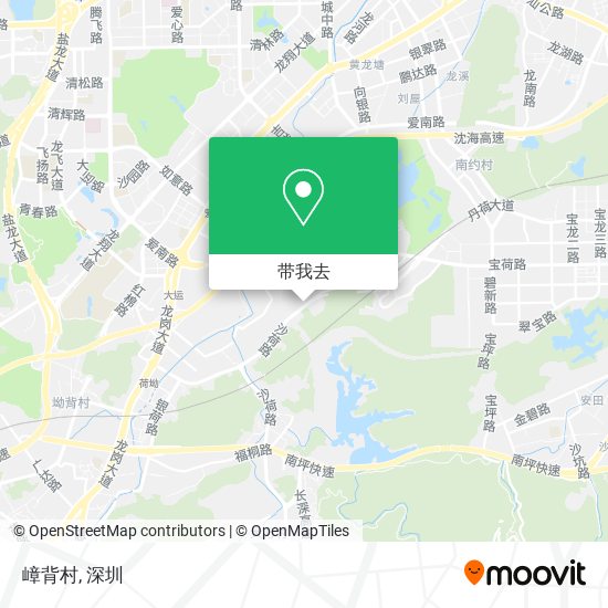 嶂背村地图