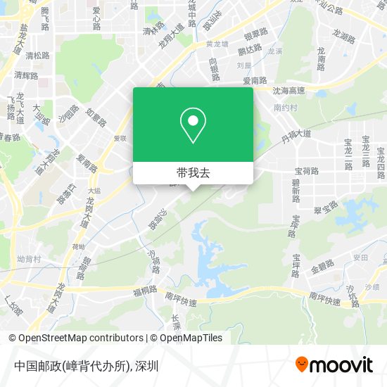 中国邮政(嶂背代办所)地图