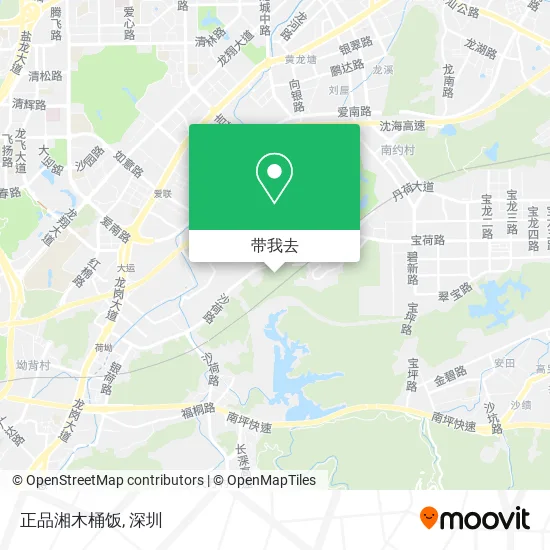 正品湘木桶饭地图