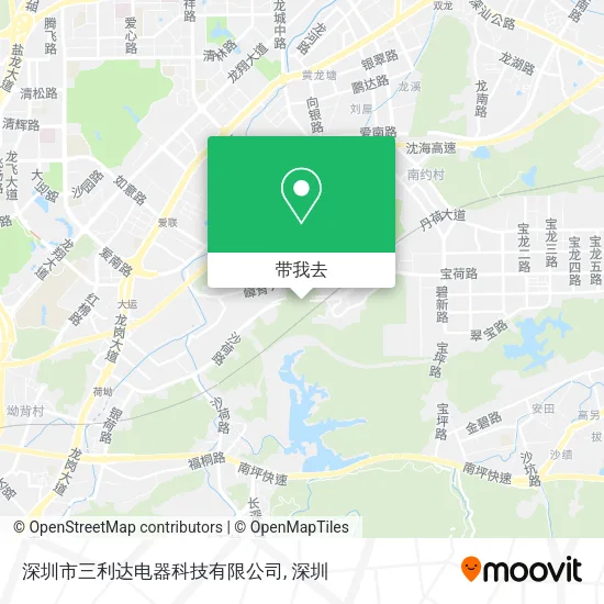 深圳市三利达电器科技有限公司地图