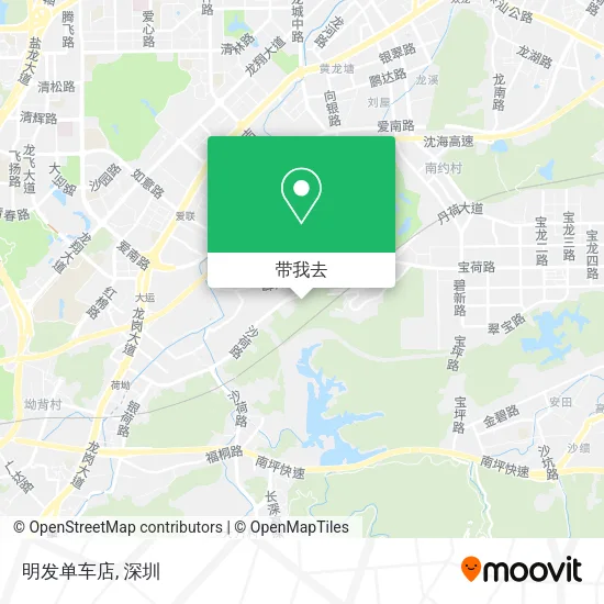 明发单车店地图