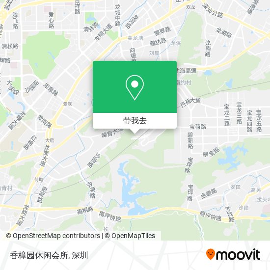 香樟园休闲会所地图