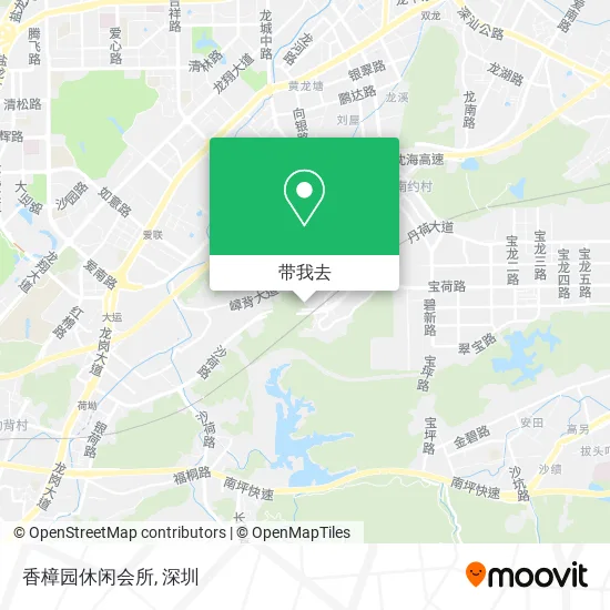 香樟园休闲会所地图