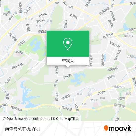 南锋肉菜市场地图