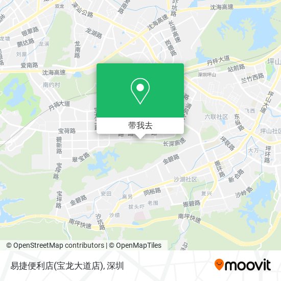 易捷便利店(宝龙大道店)地图