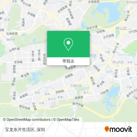 宝龙东片生活区地图