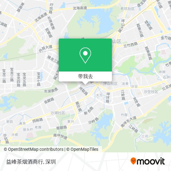 益峰茶烟酒商行地图