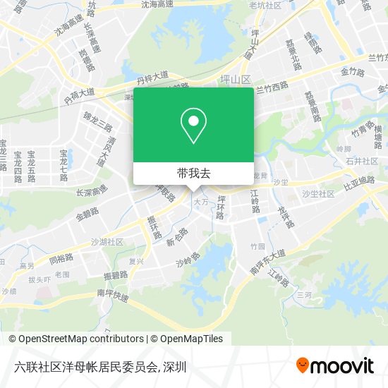 六联社区洋母帐居民委员会地图