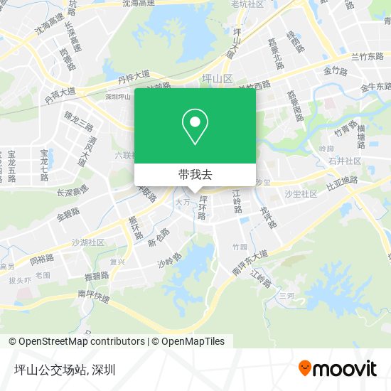 坪山公交场站地图