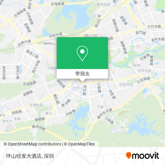 坪山经发大酒店地图