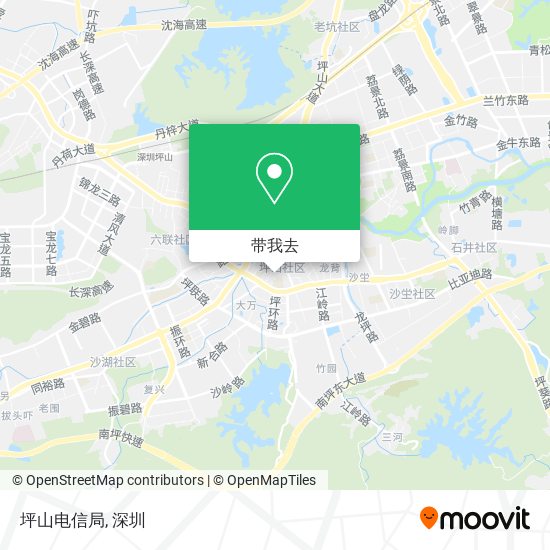 坪山电信局地图