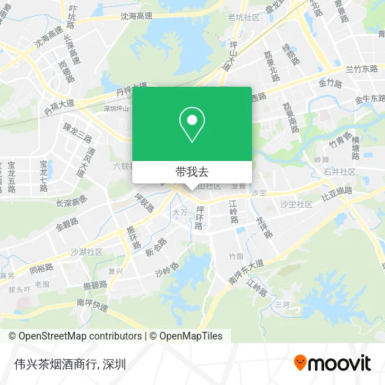 伟兴茶烟酒商行地图