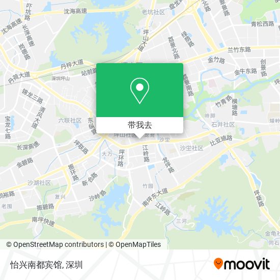 怡兴南都宾馆地图