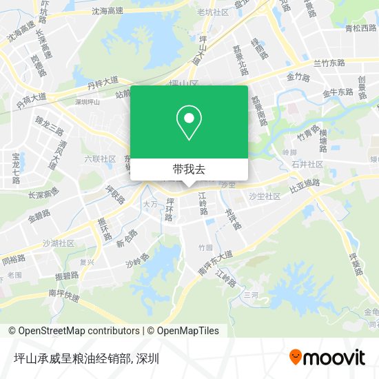 坪山承威呈粮油经销部地图