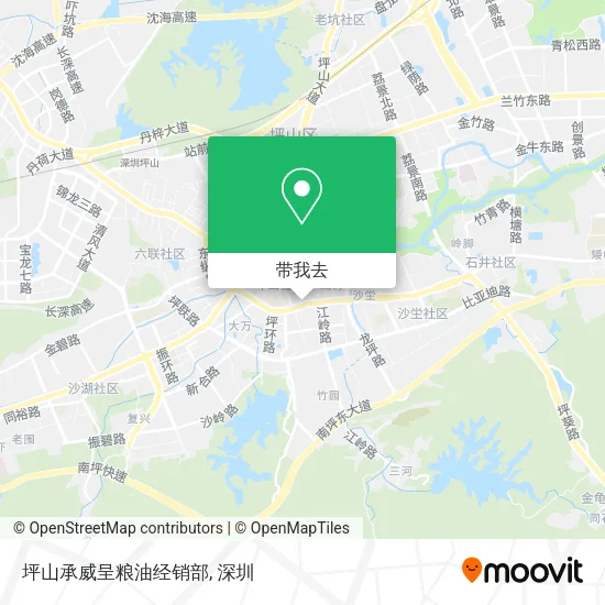坪山承威呈粮油经销部地图