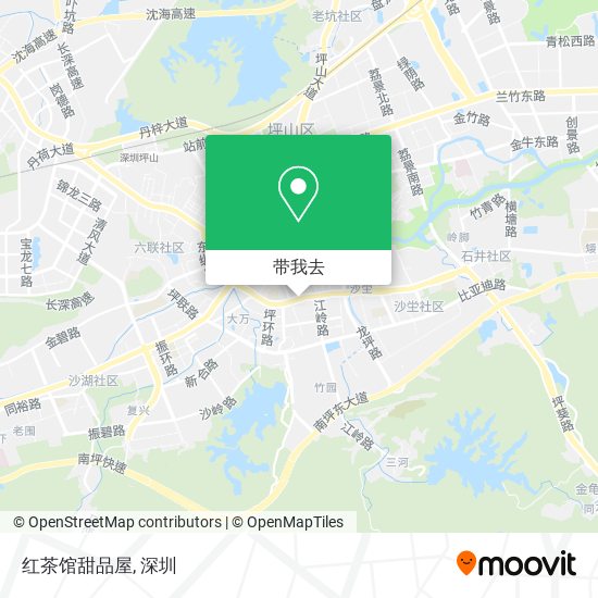 红茶馆甜品屋地图