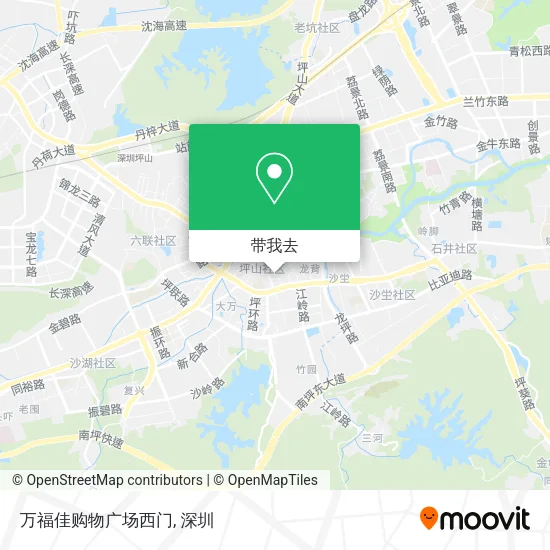 万福佳购物广场西门地图