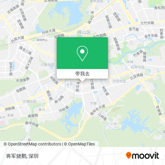 将军烧鹅地图