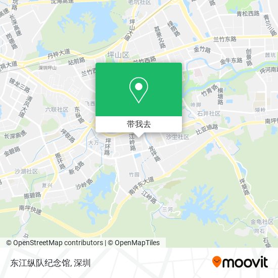 东江纵队纪念馆地图