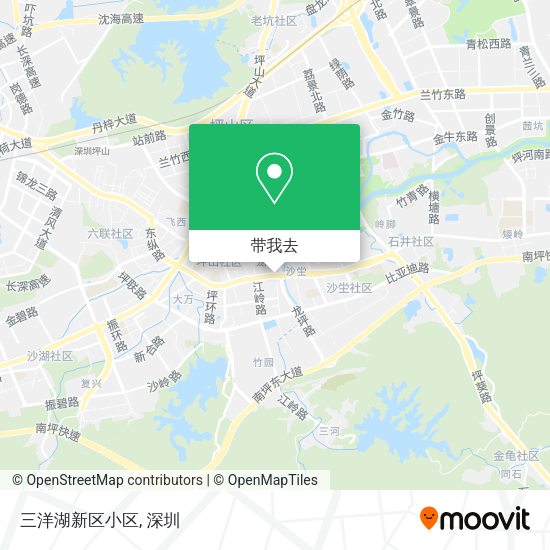 三洋湖新区小区地图