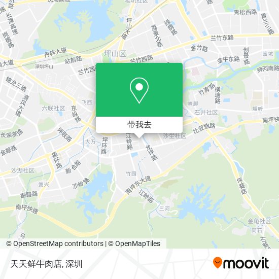 天天鲜牛肉店地图