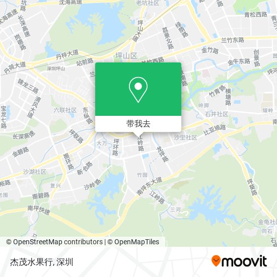 杰茂水果行地图