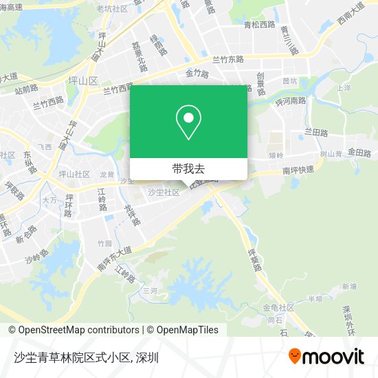 沙坣青草林院区式小区地图